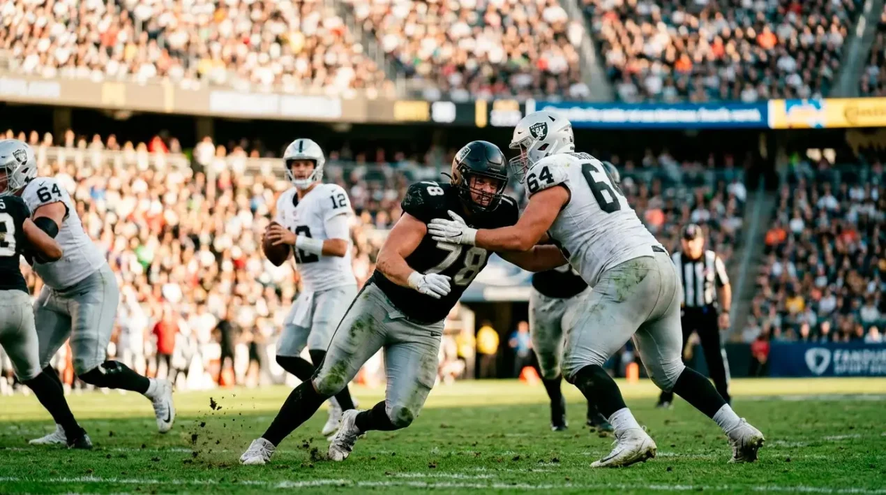 Defensive linemen rushing the QB with prop tickets for sacks and interceptions overlaid