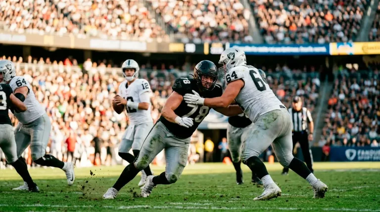 Defensive linemen rushing the QB with prop tickets for sacks and interceptions overlaid