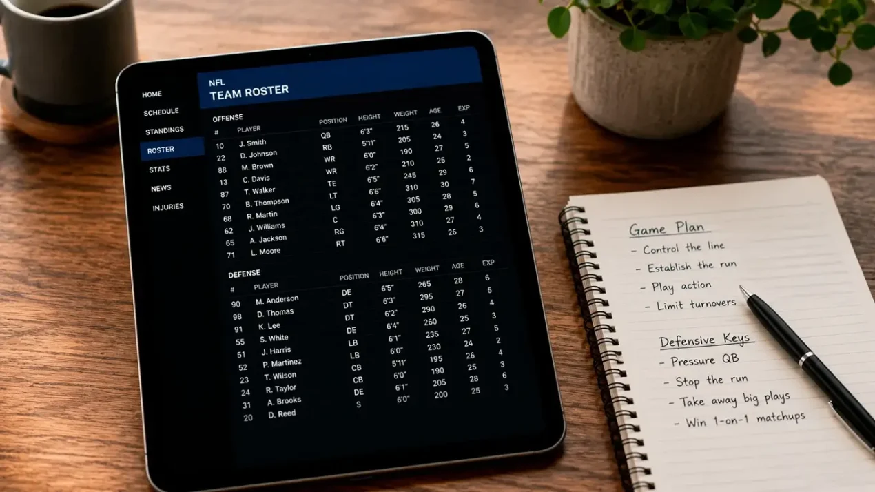 UK bookmaker tablet screen displaying NFL London Game player props